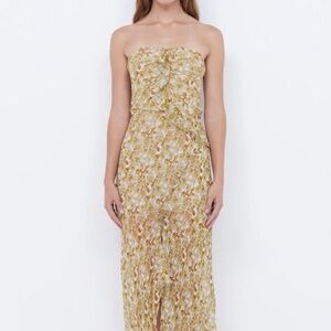 Bec & Bridge OPAL STRAPLESS MAXI DRESS
